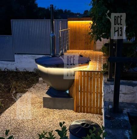 Терраса для бани у купели. Как сделать не скользко и надолго