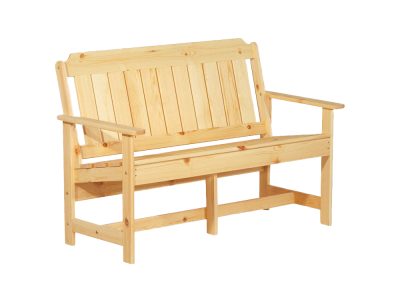 Продаем скамейка садовая со спинкой (лиственница) 1375х550х920 "дачная" в Ижевске по доступным ценам.