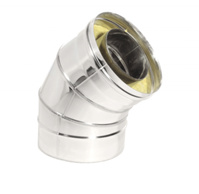 Продаем отвод сэндвич (нерж.430) d120/180х0,8/0,5х45° (теплов и сухов) в Ижевске по доступным ценам.